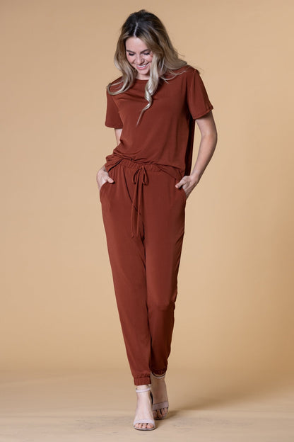 Brigitte Brianna Crew Neck Tee