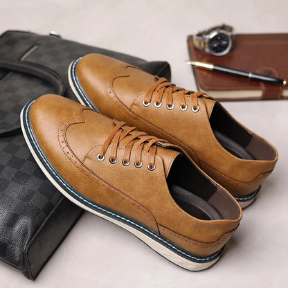 The Brogue Genuine Leather Sneaker