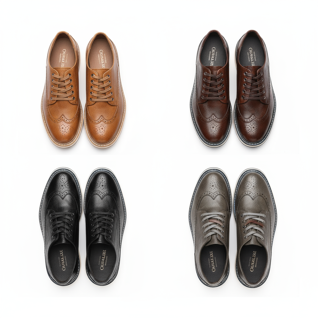 The Brogue Genuine Leather Sneaker